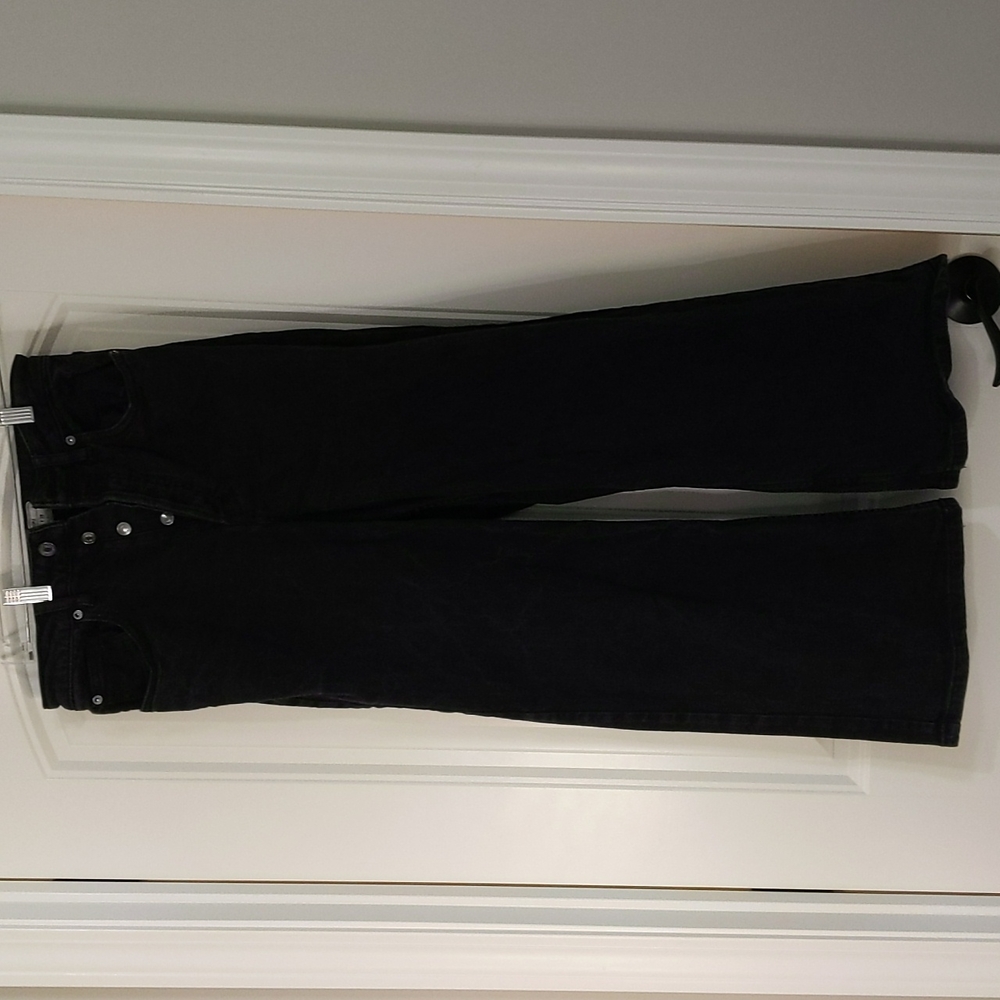 Free People High-Waisted Wide Leg Jeans